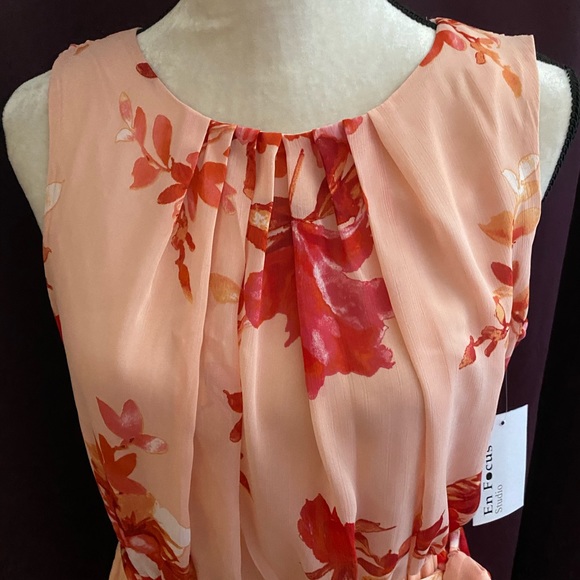 Enfocus Floral Chiffon dress 🌸🌺🌸 - Picture 4 of 10